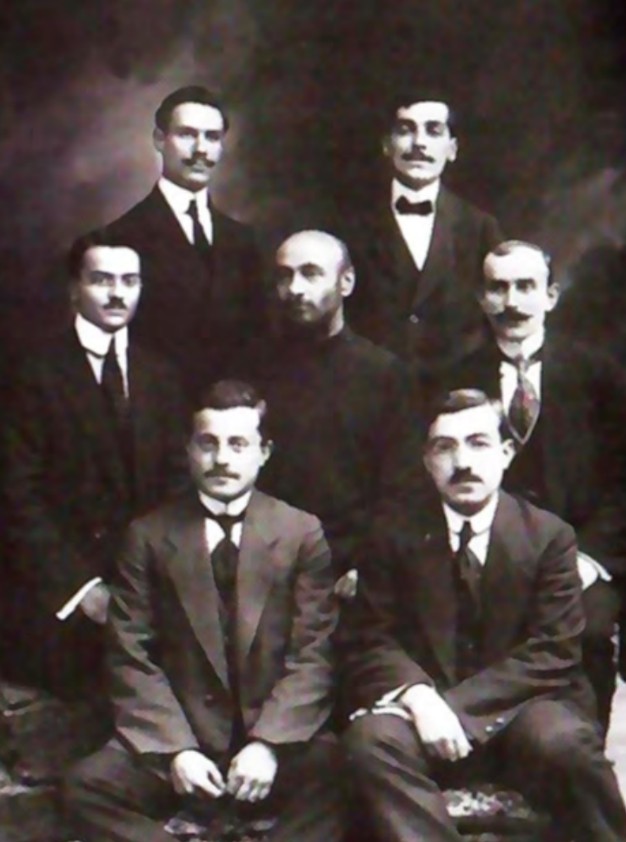 Komitas 1914 with his students