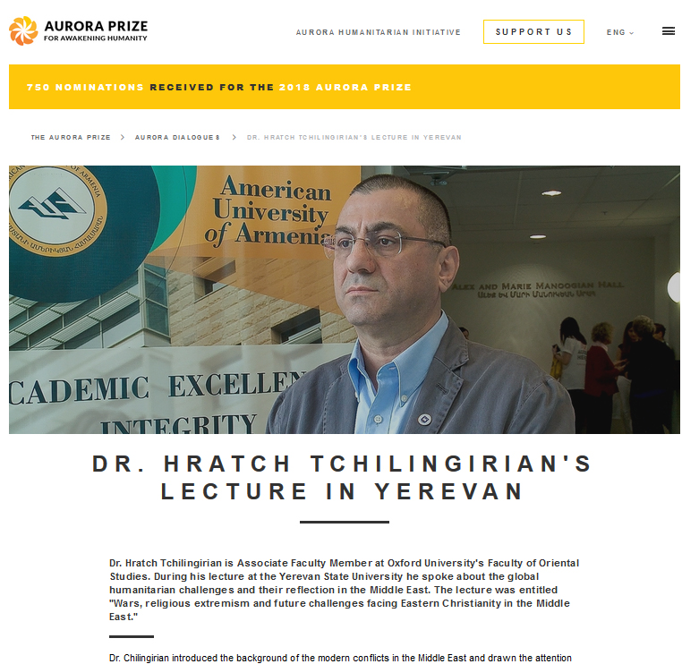 AuroraPrize HratchTchilingirian